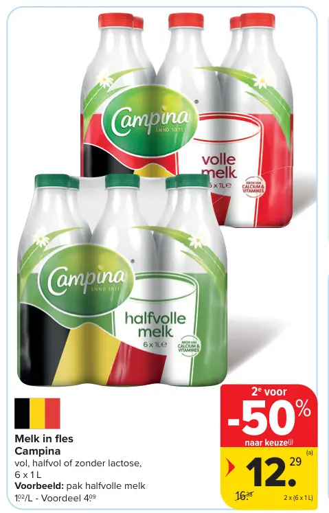 Promotie: Melk in fles