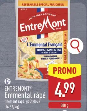Offre: Emmental râpé