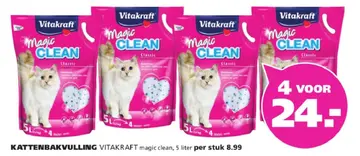 Aanbieding: Kattenbakvulling magic clean