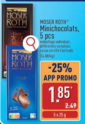 Offre: Minichocolats