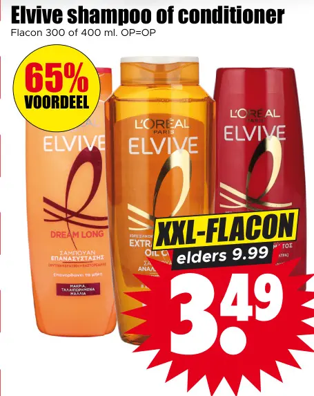 Aanbieding: Elvive shampoo of conditioner