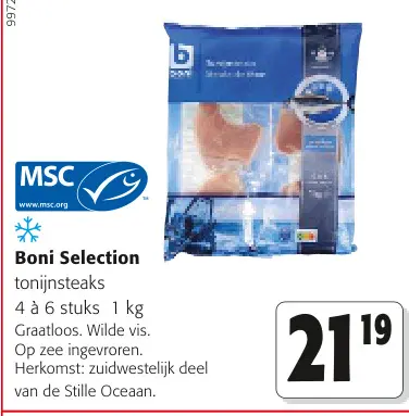 Promotie: Tonijnsteaks
