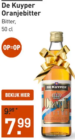 Aanbieding: De Kuyper Oranjebitter 50CL