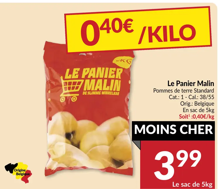 Offre: Pommes de terre Standard