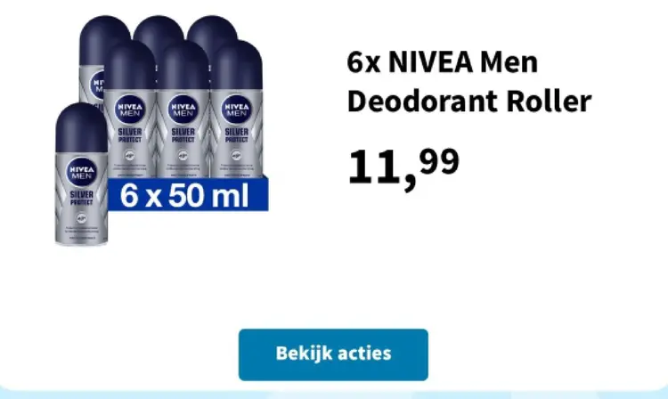 Promotie: NIVEA Men Deodorant Roller