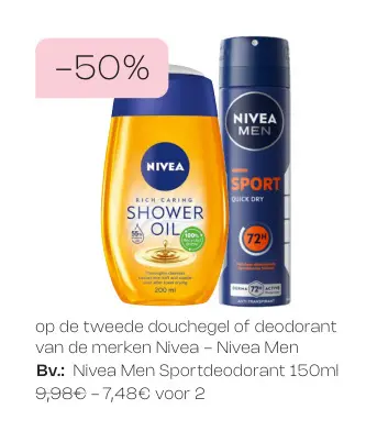 Promotie: Nivea Men Sportdeodorant 