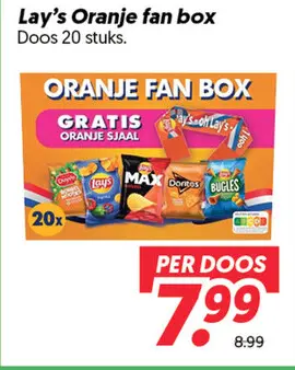Aanbieding: Oranje fan box