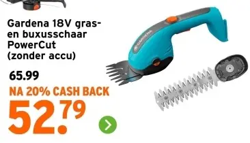 Aanbieding: 18V gras- en buxusschaar PowerCut (zonder accu)