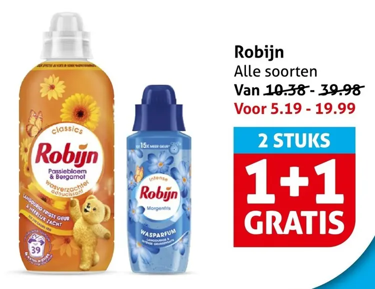 Aanbieding: Robijn Alle soorten