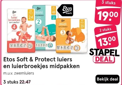 Aanbieding: Soft & Protect luiers