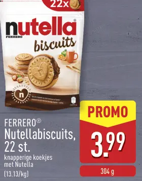 Promotie: Nutellabiscuits