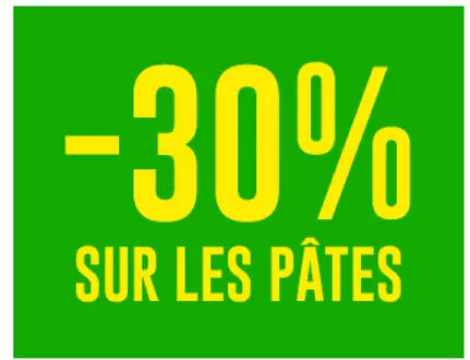 Offre: Pâtes