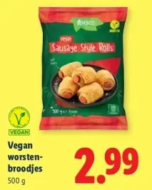 Aanbieding: Vegan worstenbroodjes