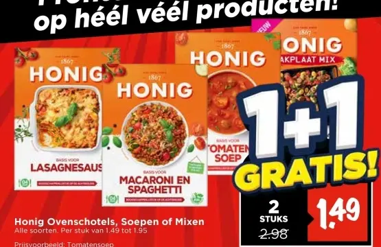 Aanbieding: Ovenschotels, Soepen of Mixen
