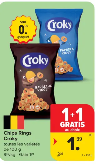 Offre: Chips Rings