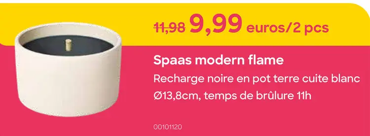 Offre: Spaas modern flame
