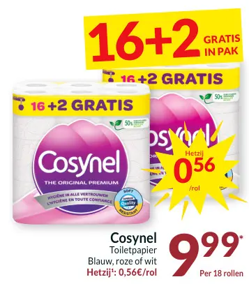 Promotie: Toiletpapier