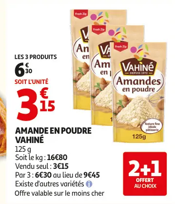 Promotie: Amande en poudre