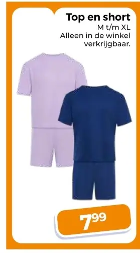 Aanbieding: Top en short
