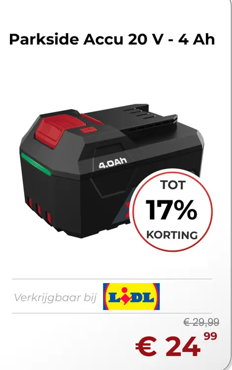 Aanbieding: Accu