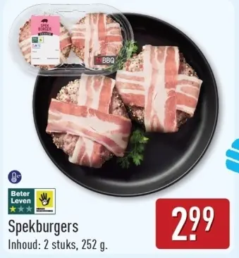 Aanbieding: Spekburgers