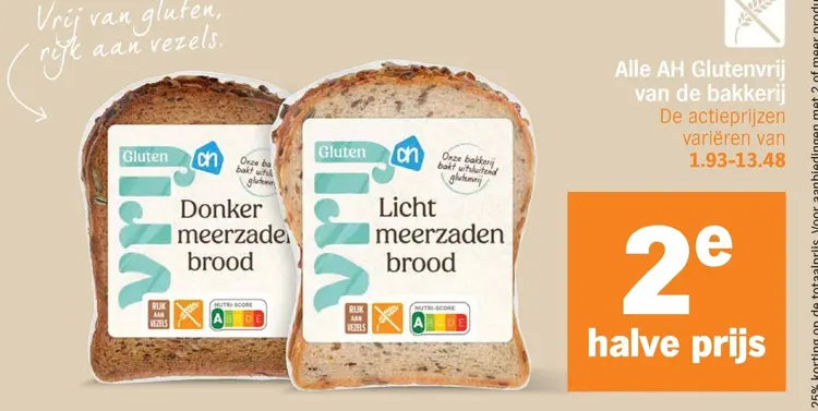 Aanbieding: Glutenvrij van de bakkerij
