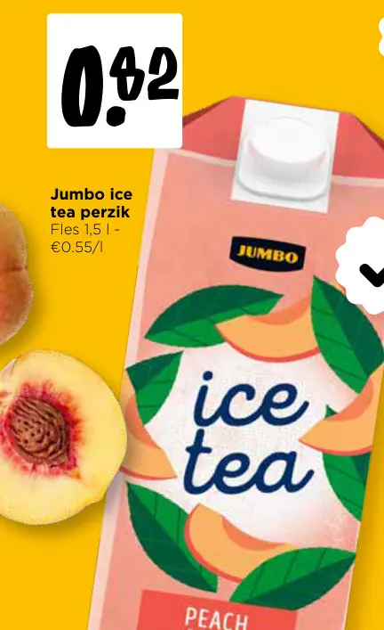 Promotie: Ice tea perzik