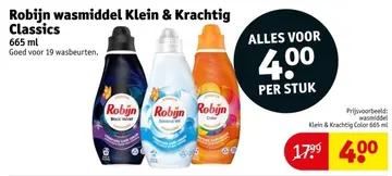 Aanbieding: Robijn wasmiddel Klein & Krachtig Classics
