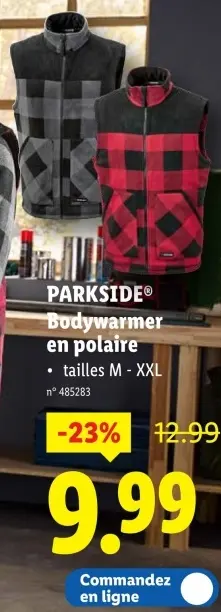 Offre: Bodywarmer en polaire