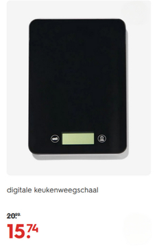 Aanbieding: digitale keukenweegschaal