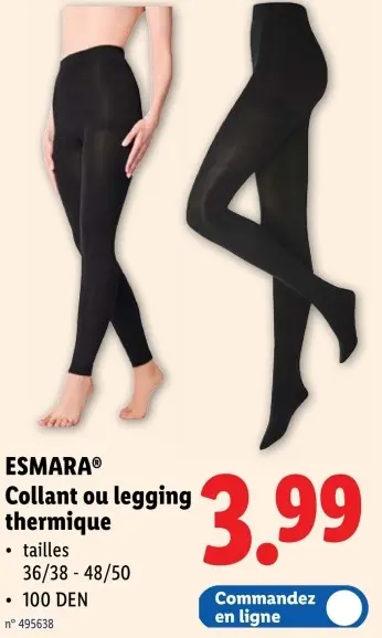 Offre: Collant ou legging thermique