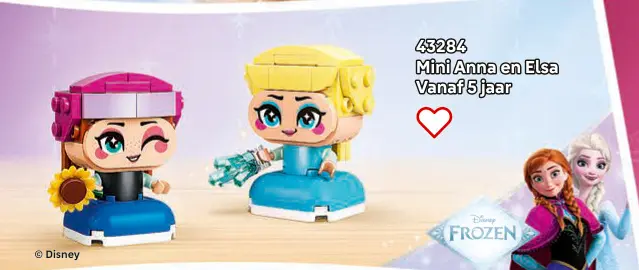Aanbieding: Mini Anna en Elsa / Mini Jasmine en Rapunzel