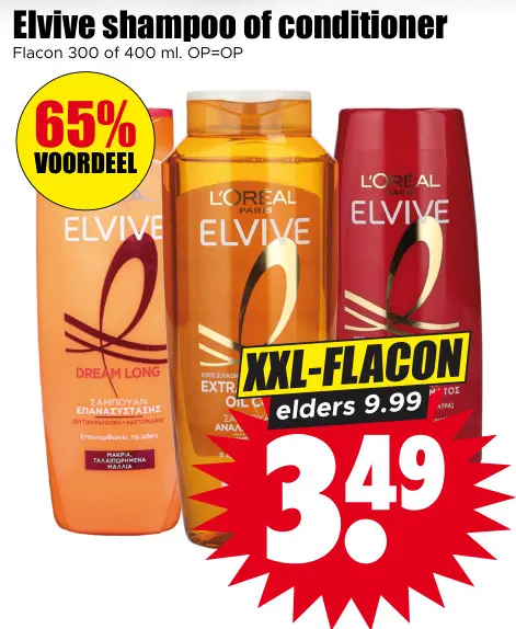 Aanbieding: Shampoo of conditioner