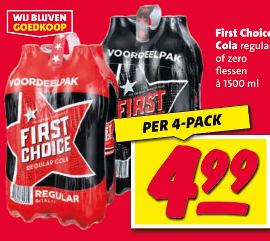 Aanbieding: First Choice Cola