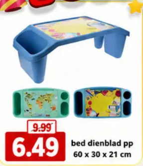 Promotie: bed dienblad pp