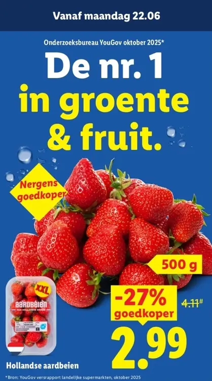 Aanbieding: Hollandse aardbeien
