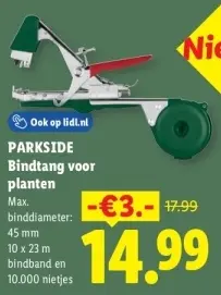 Aanbieding: Bindtang voor planten