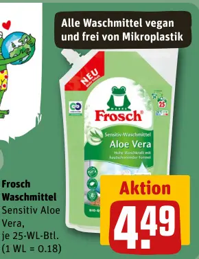 Aanbieding: Waschmittel Sensitiv Aloe Vera
