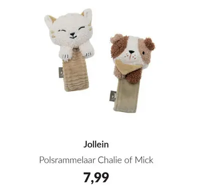 Aanbieding: Polsrammelaar Chalie of Mick