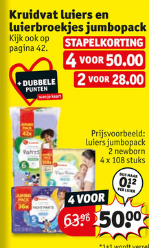 Aanbieding: luiers jumbopack newborn