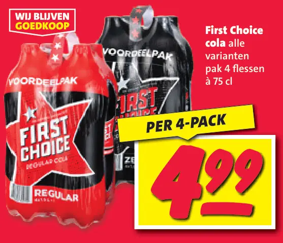 Aanbieding: First Choice cola