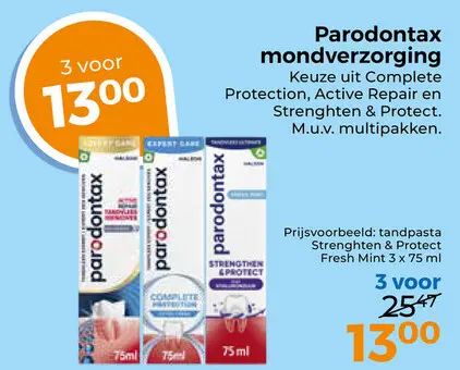 Aanbieding: Parodontax mondverzorging