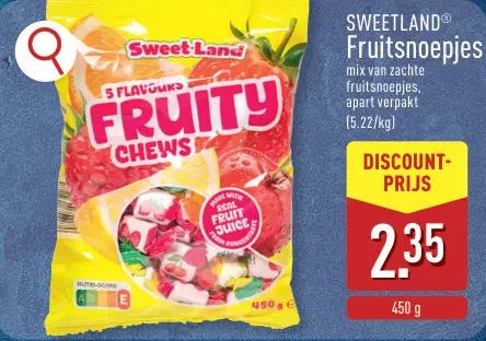 Promotie: SWEETLAND® Fruitsnoepjes