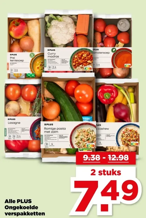 Alle PLUS Ongekoelde verspakketten