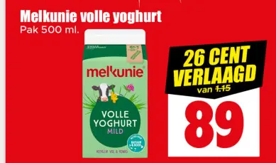 Aanbieding: volle yoghurt
