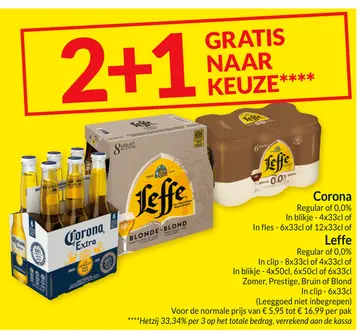 Aanbieding: Corona, Leffe