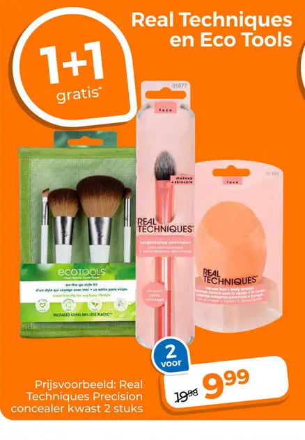 Aanbieding: Real Techniques en Eco Tools