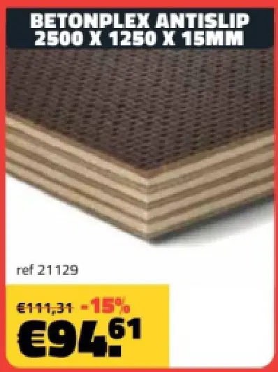 Promotie: Betonplex antislip