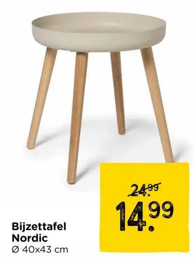 Aanbieding: Bijzettafel Nordic