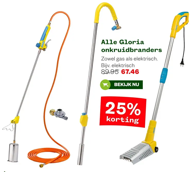 Aanbieding: Alle Gloria onkruidbranders